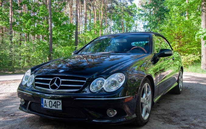 Mercedes-Benz CLK cena 59900 przebieg: 151000, rok produkcji 2007 z Warszawa małe 172